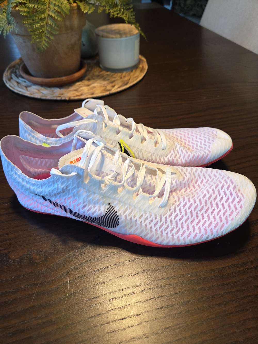 Nike Zoom Mamba V Track Spikes Men Size 11.5, Women's 13 Rawdacious Pink Cleats